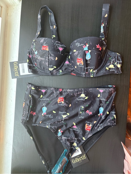 Collectif Other - Collectif x Playful Promises Cocktail Menu Balcony Bikini Set